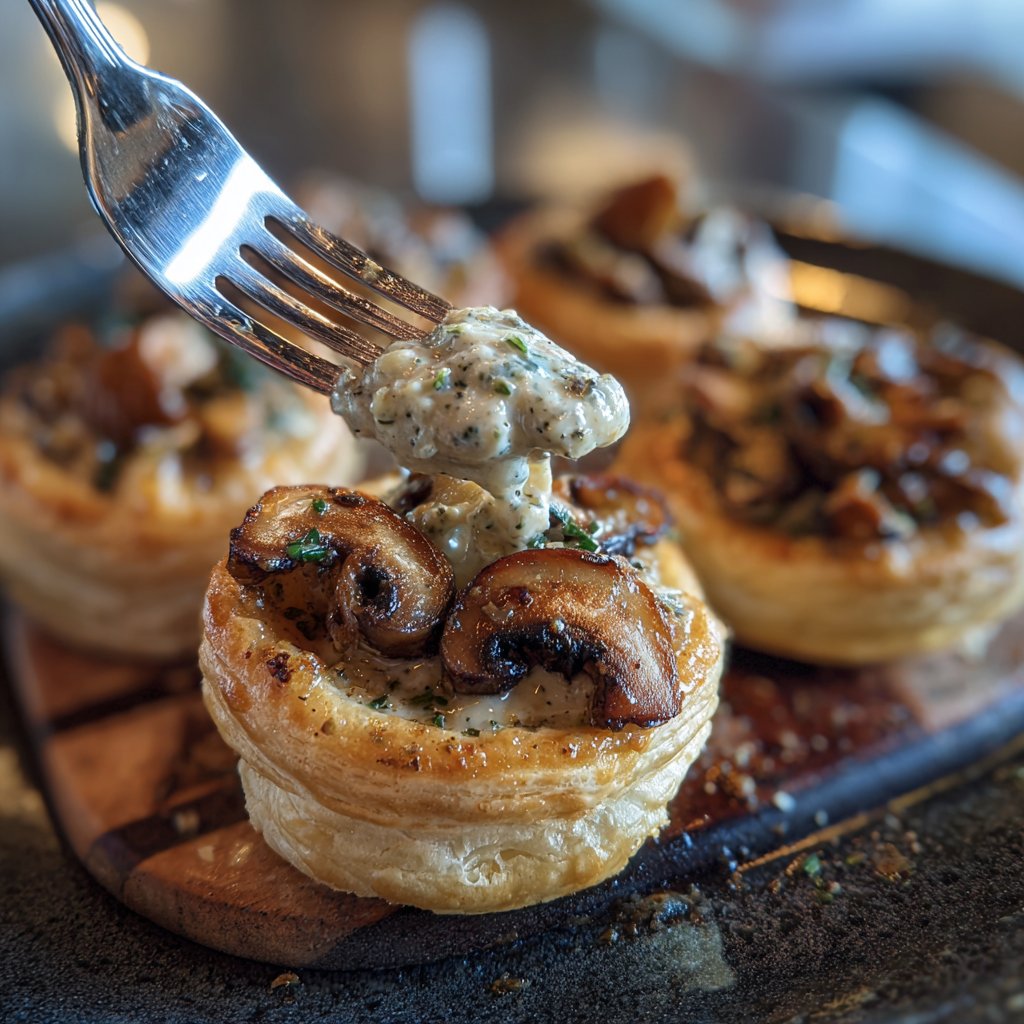 Mini Mushroom Vol-au-Vents