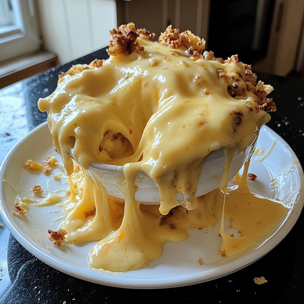 Fondue with Cheddar and Mustard