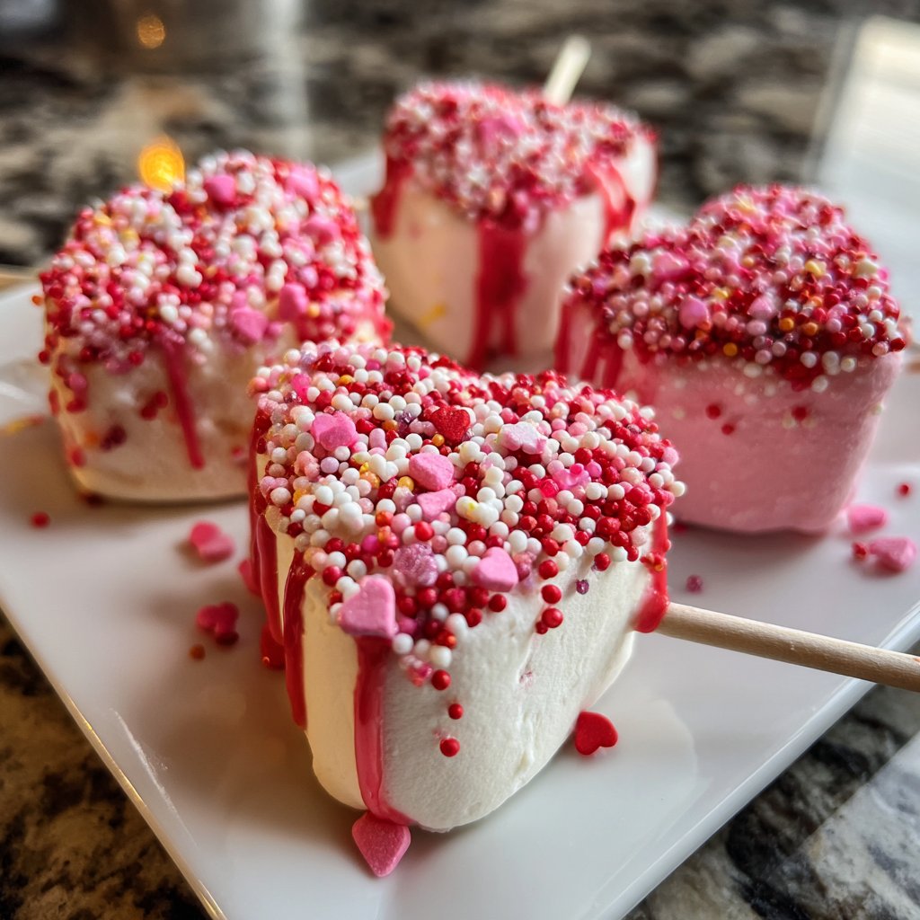 Valentine Marshmallow Pops