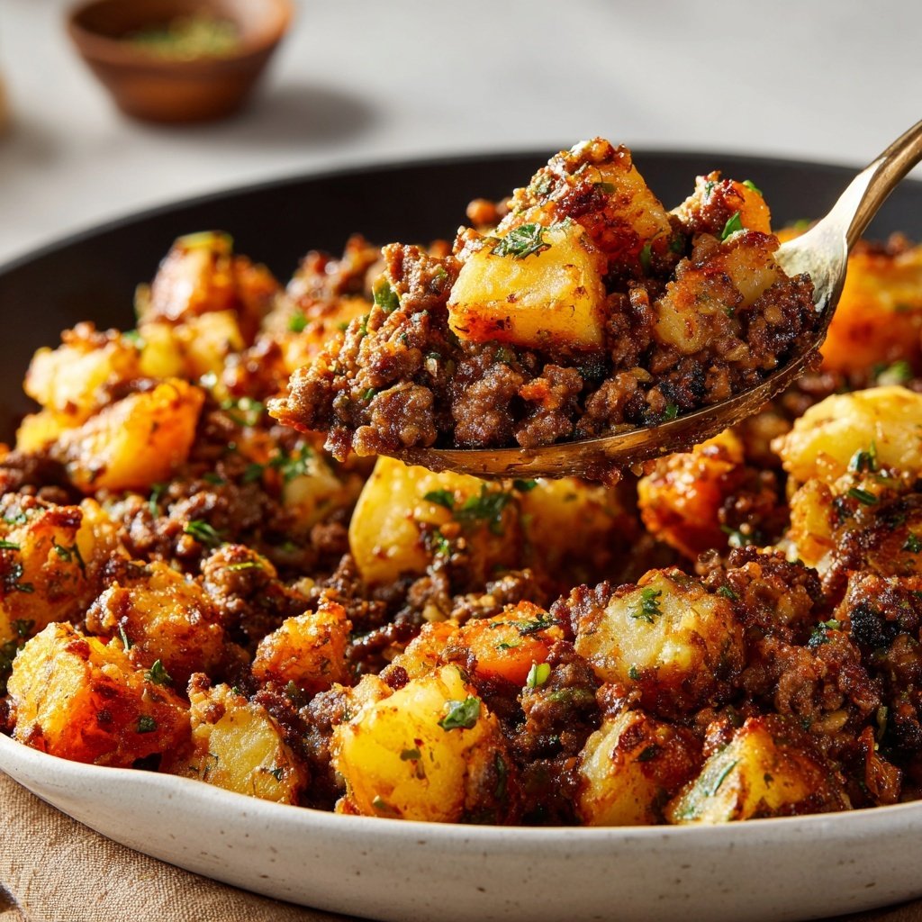 One Pot Ground Beef And Potatoes