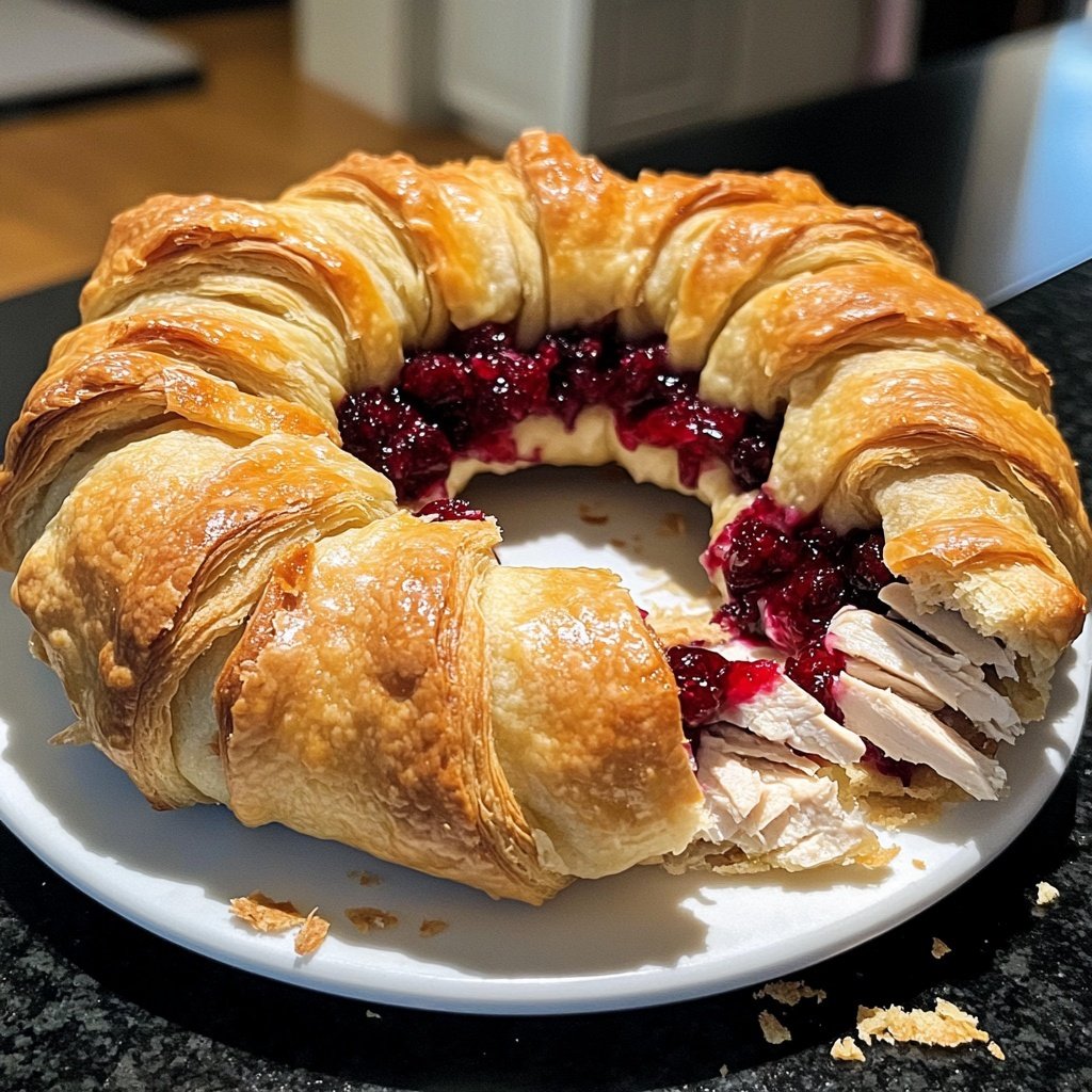Looking for a Holiday Appetizer Recipe? Try This Turkey Cranberry Crescent Ring!