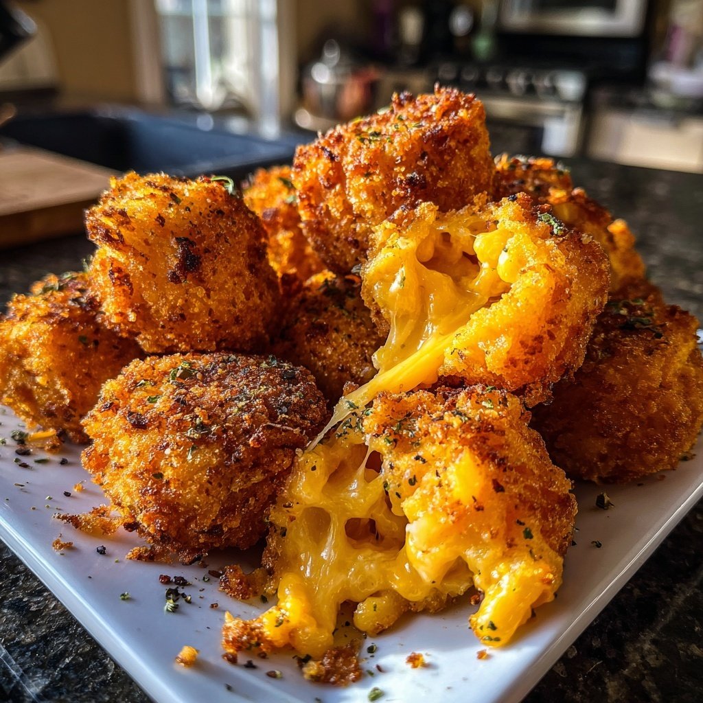 Fried Mac and Cheese Bites