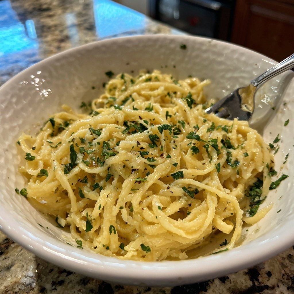 Quick & Easy 15-Minute Garlic Pasta