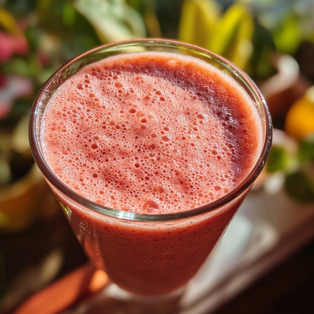 Fresh Strawberry Banana Smoothie