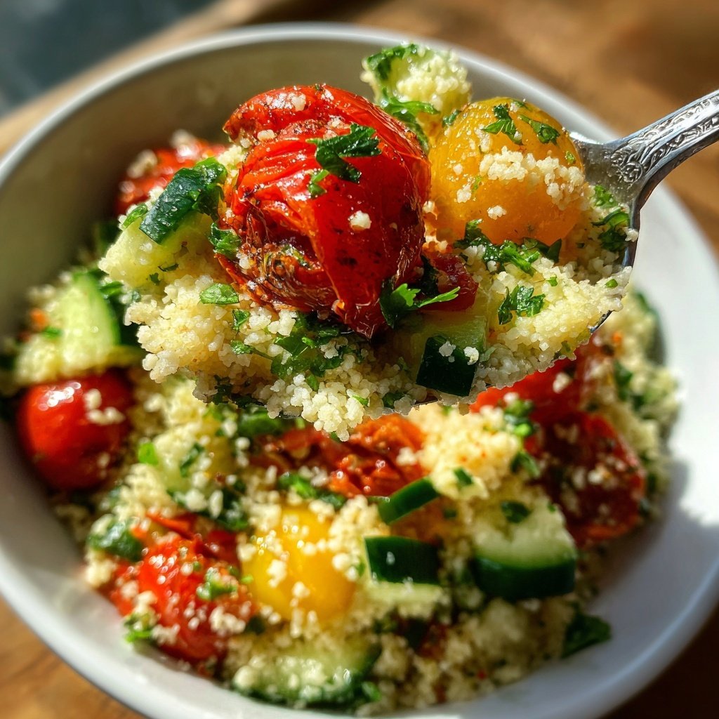 Healthy Lunch Mediterranean Couscous