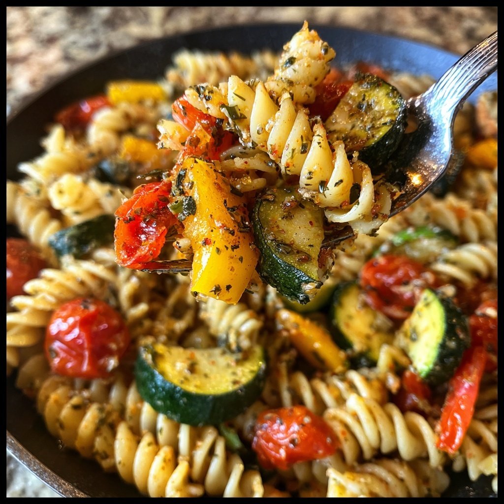 Herbed Veggie Pasta Skillet