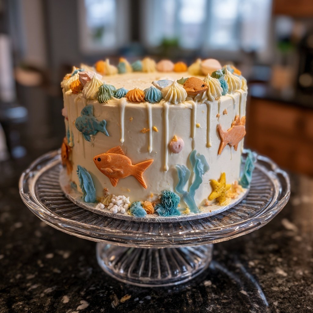 Pisces Theme Cake Design