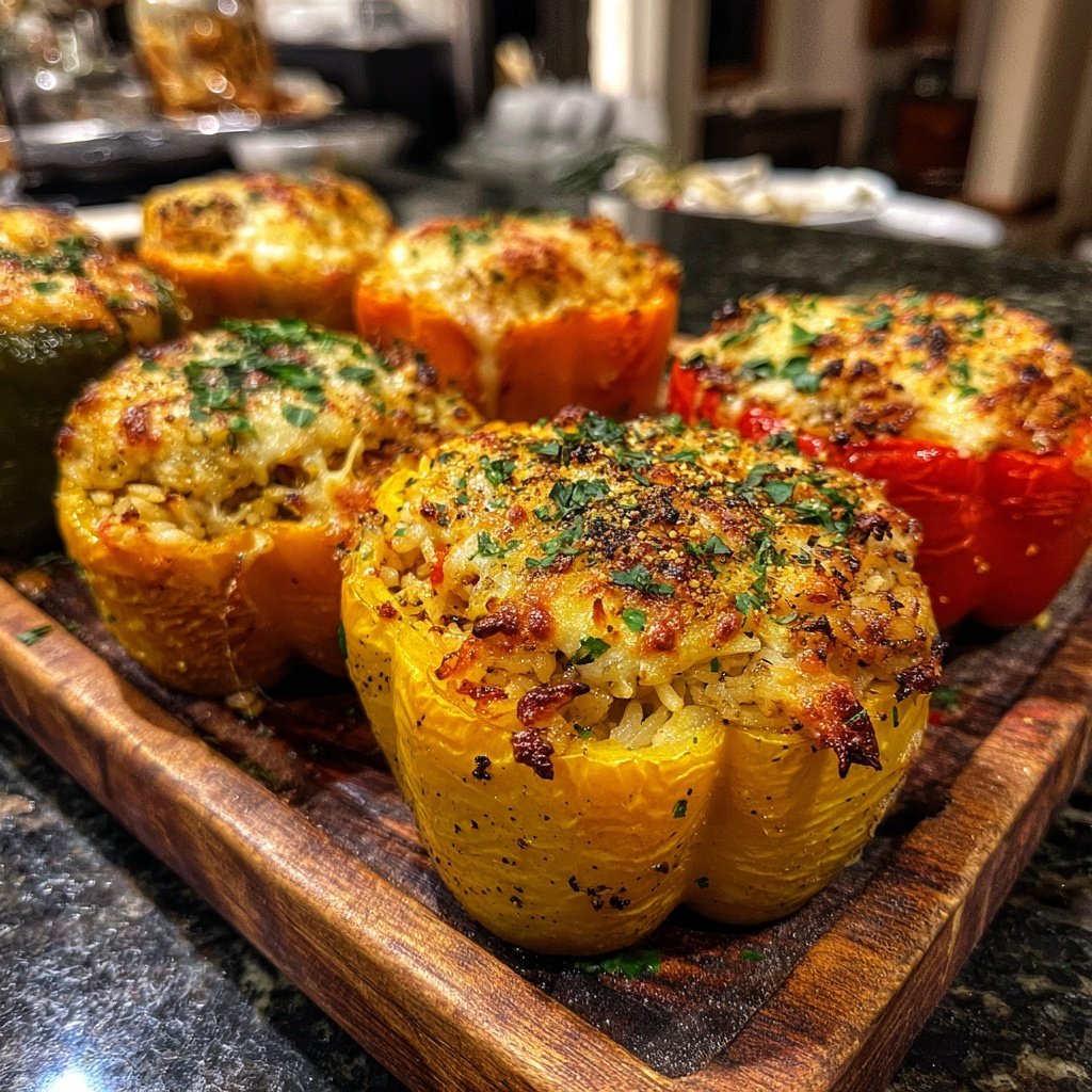 Baked Stuffed Bell Peppers